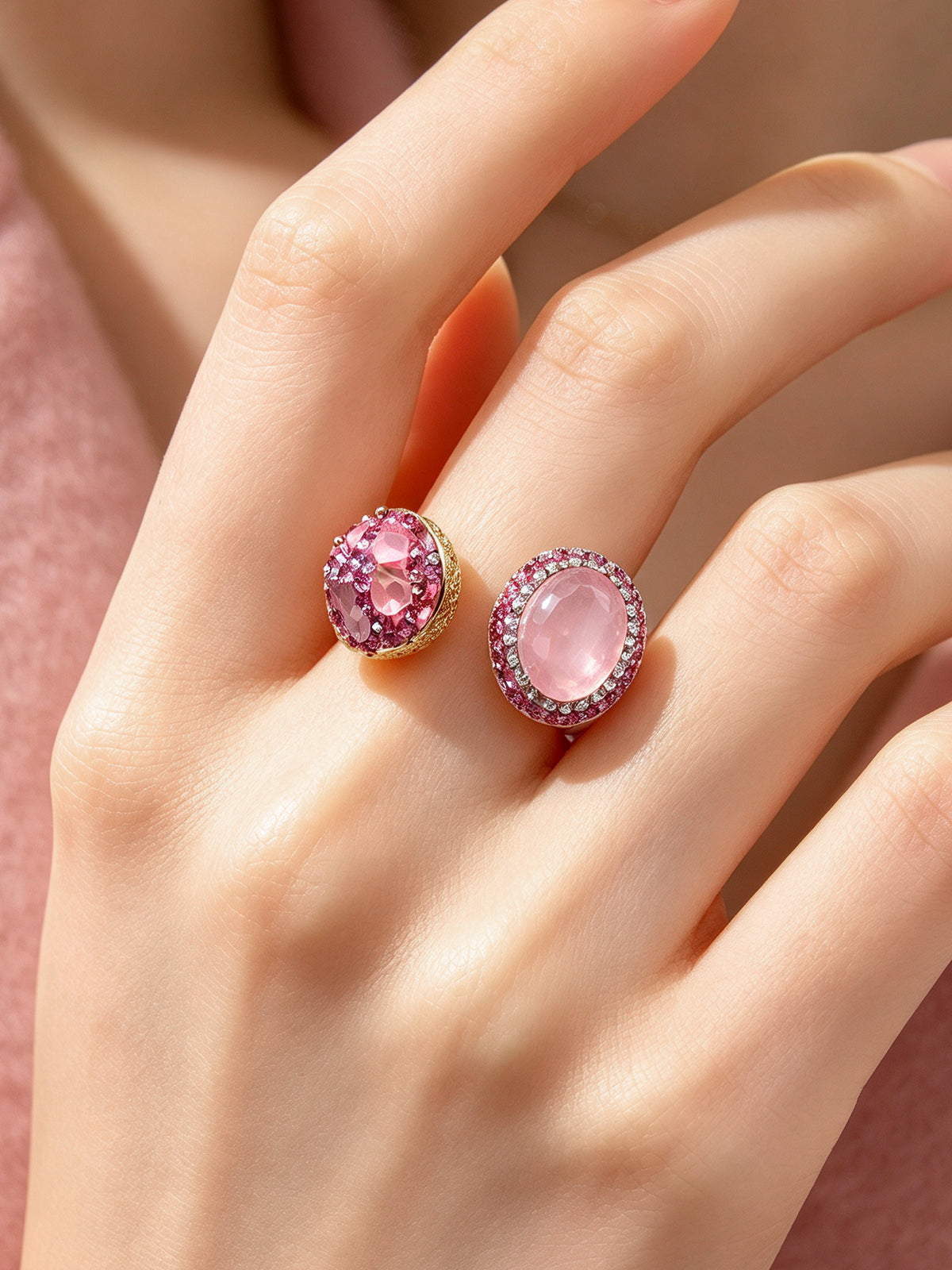 S2229R1 Rose Duo ring