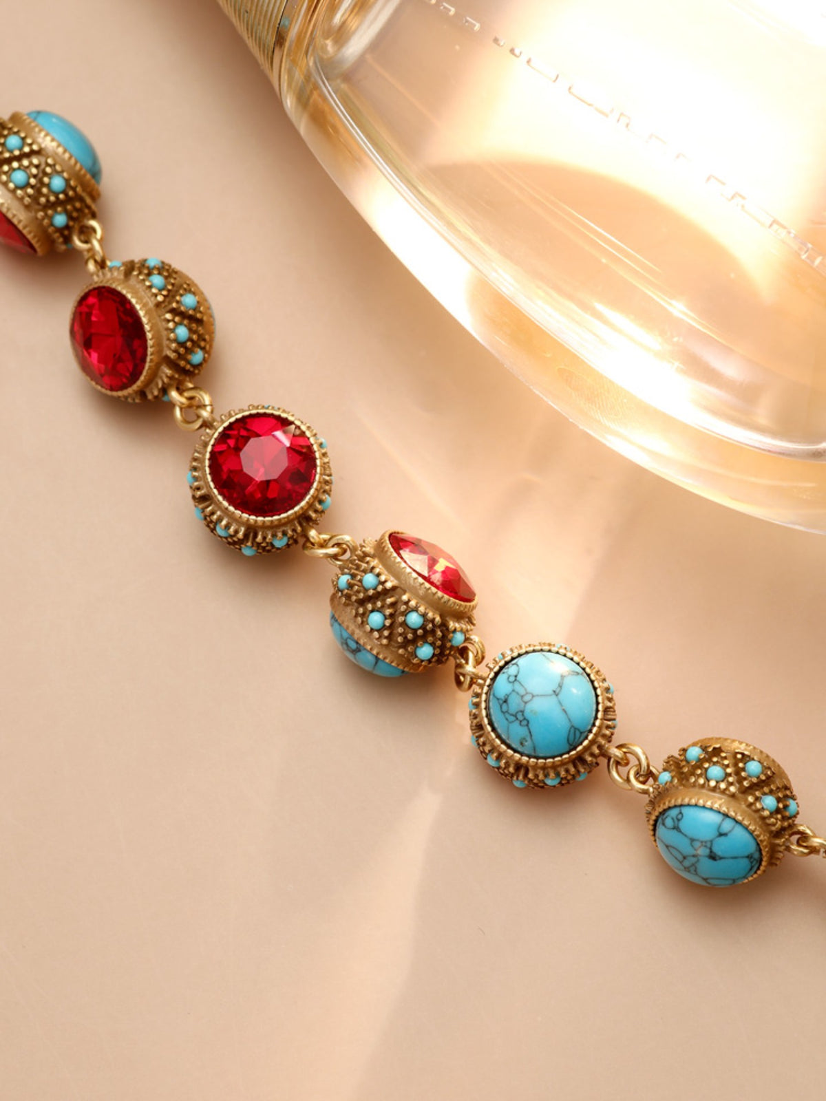 S2404C1 Ruby Turquoise bracelet