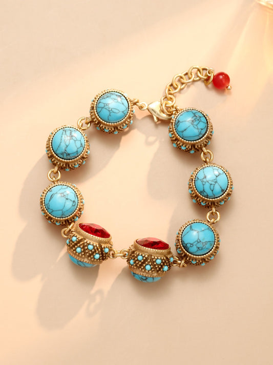 S2404C1 Ruby Turquoise bracelet