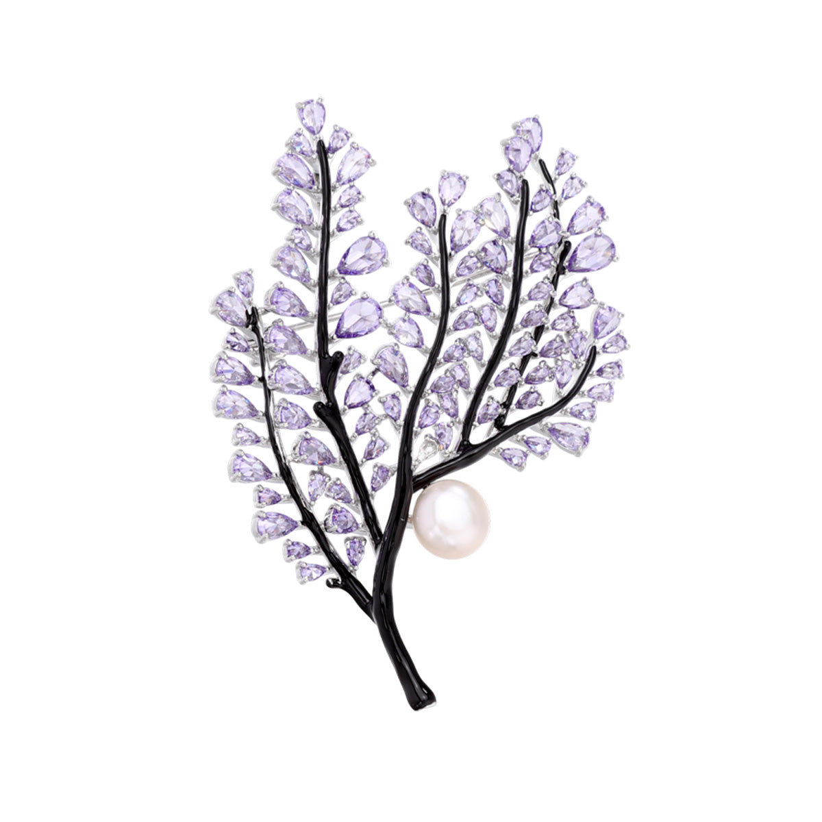S2418B1 Lavender Tree brooch