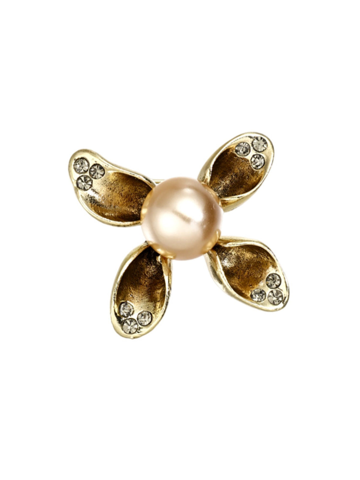 S2438B1 Golden Bloom brooch