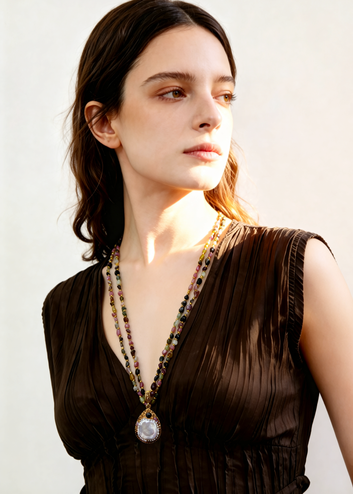 S2490N1 Autumn Pearl necklace