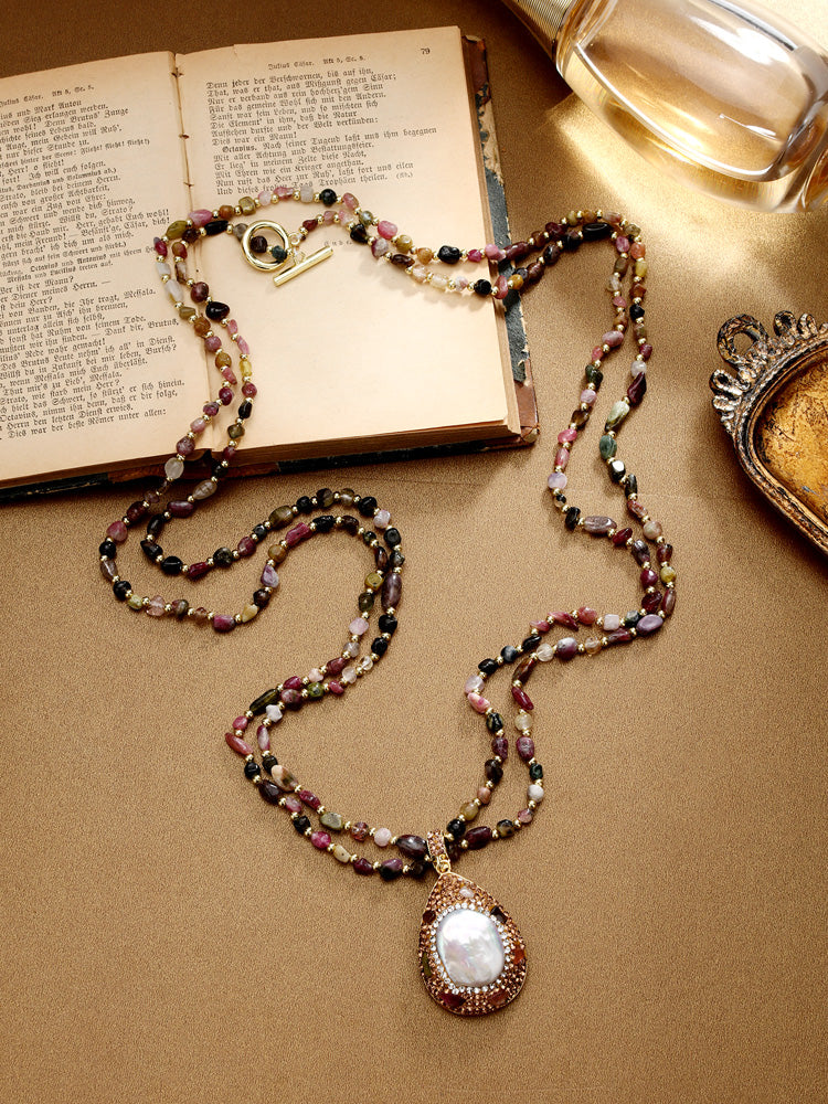 S2490N1 Autumn Pearl necklace