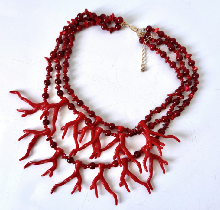 S2957N1  Necklace Coral Kiss 1