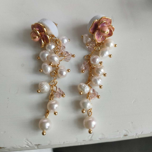 S4640E1 Rose Paradise earring