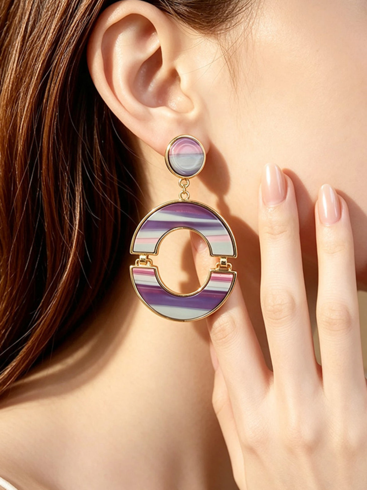S5179E1 Shattered Mirage earrings