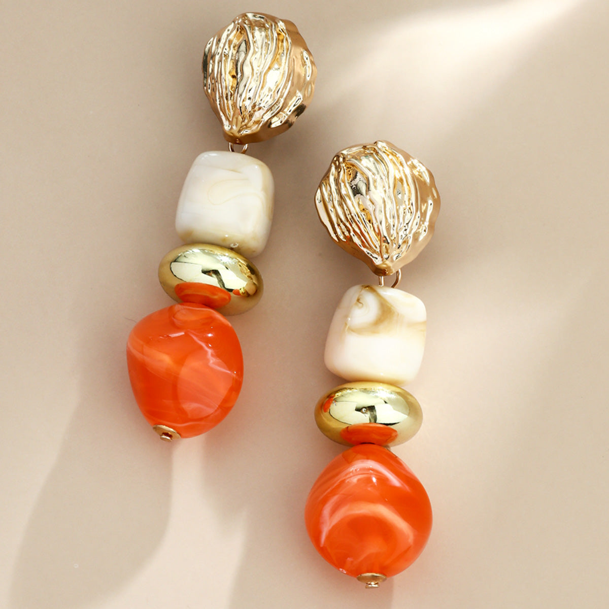 S5180E2 Vintage Facet earrings