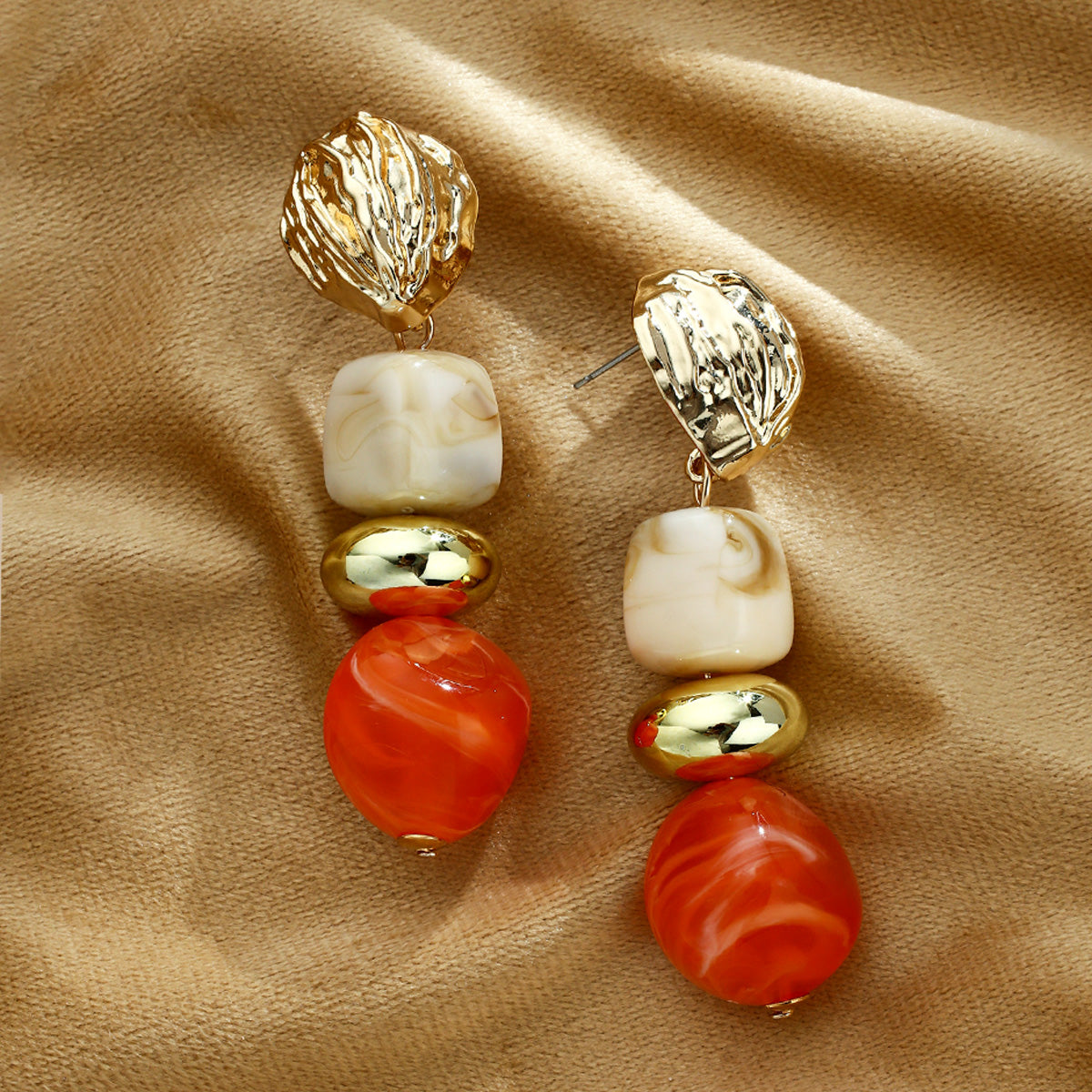 S5180E2 Vintage Facet earrings