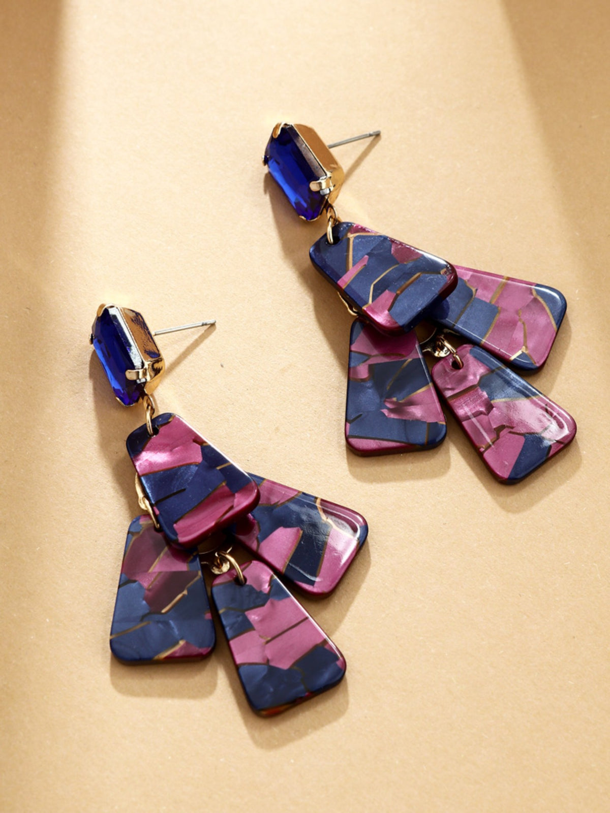 S5181E2 Vintage Facet Drop earrings