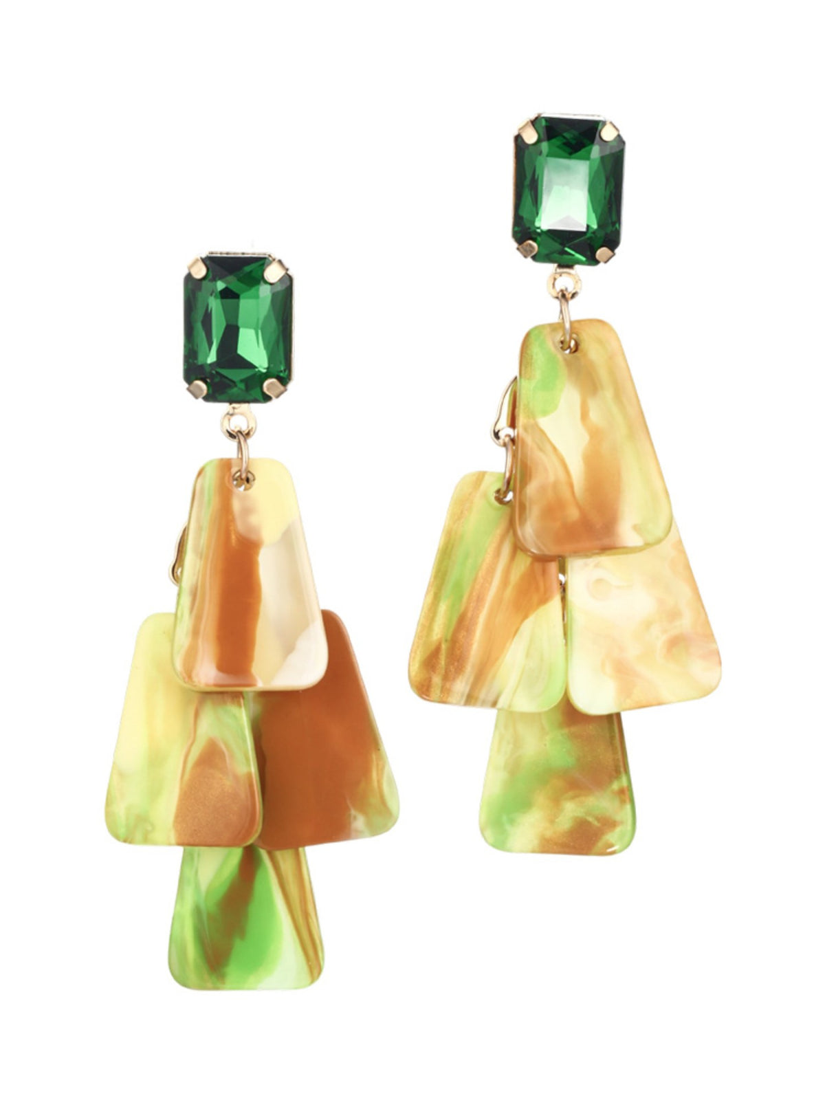 S5181E3 Vintage Facet Drop earrings