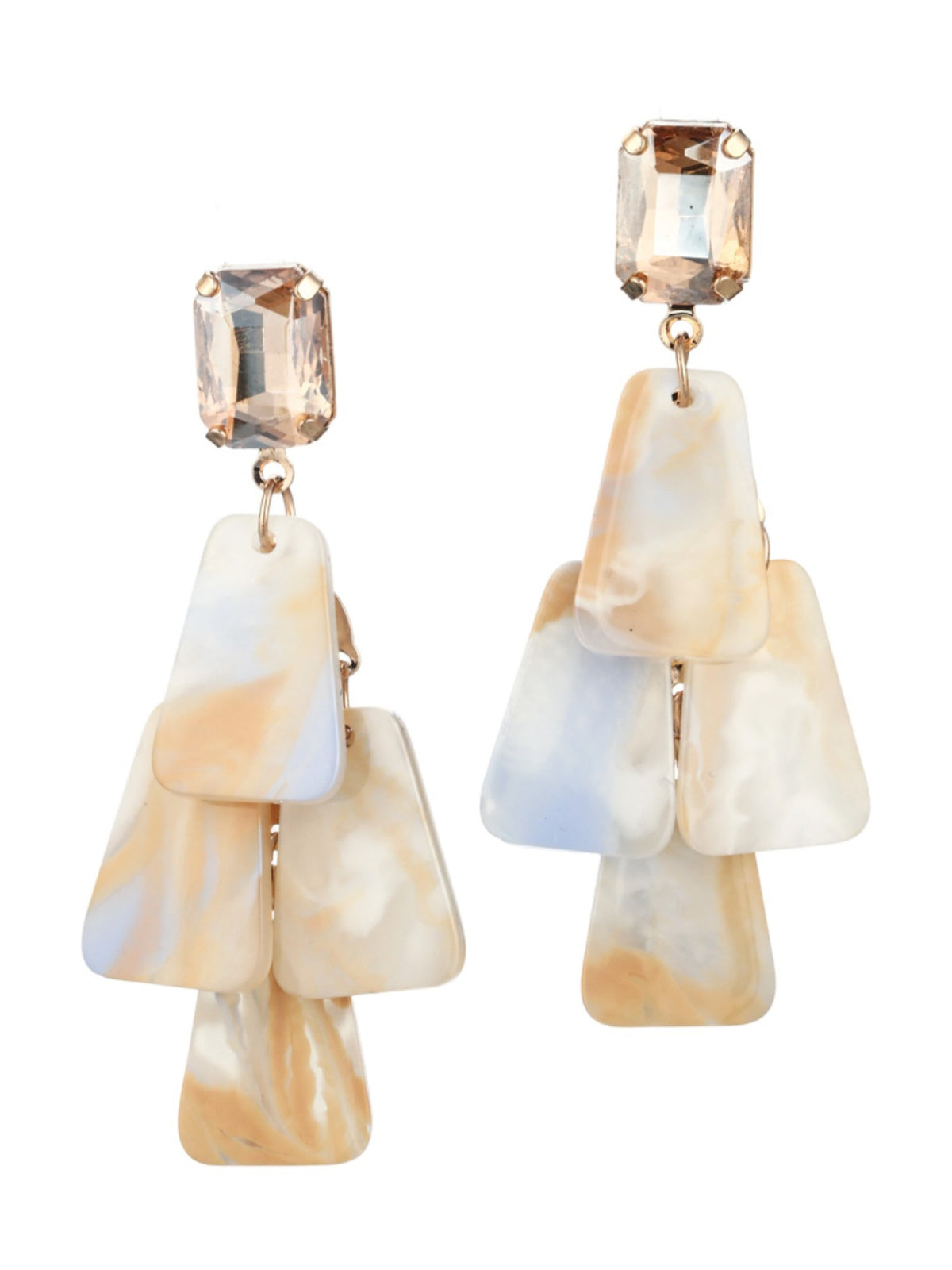 S5181E4 Vintage Facet Drop earrings