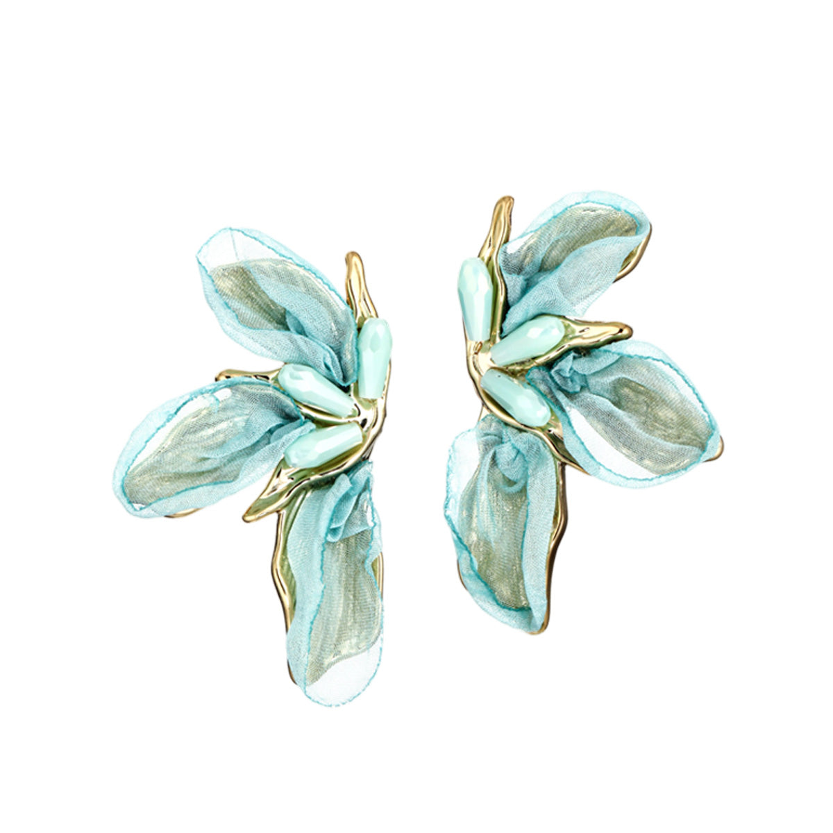 S5185E1 Dewy Leaf earrings