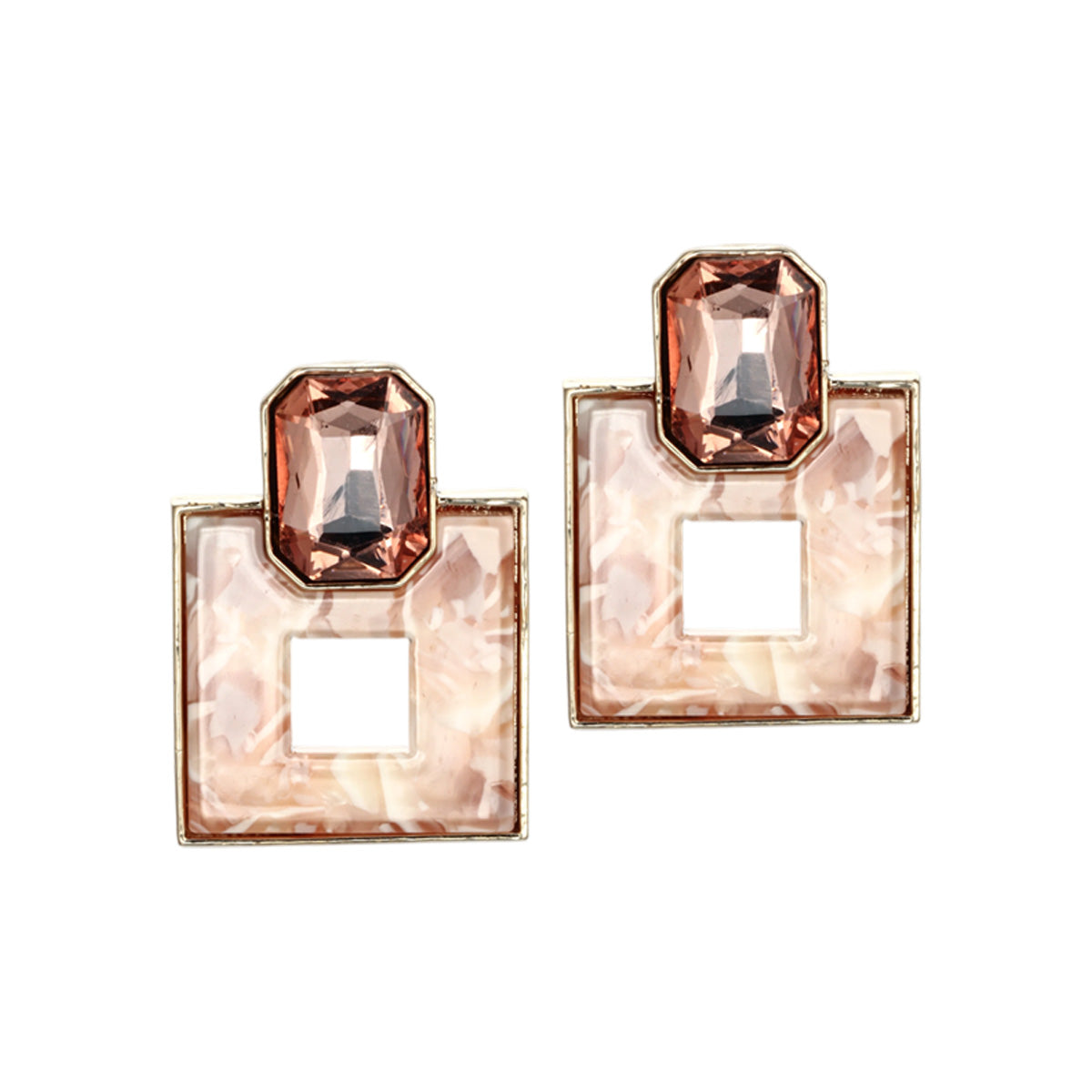 S5190E1 Vintage Facet earrings