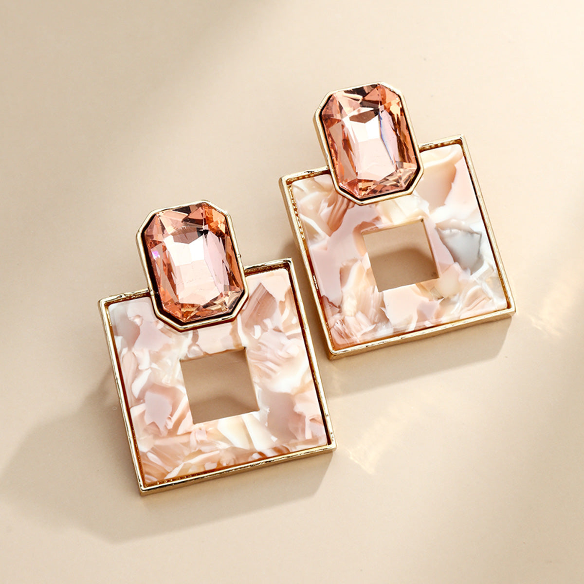 S5190E1 Vintage Facet earrings