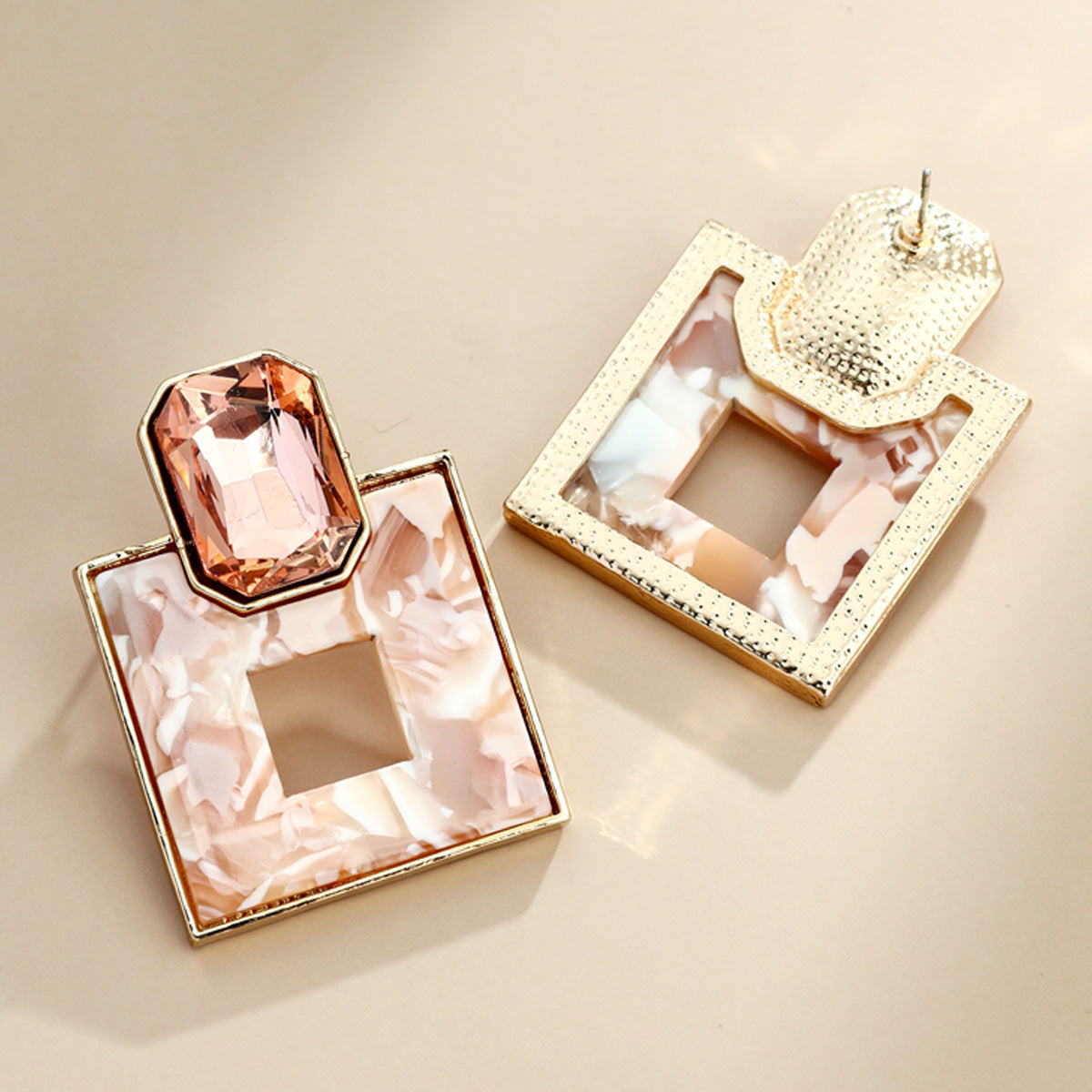 S5190E1 Vintage Facet earrings