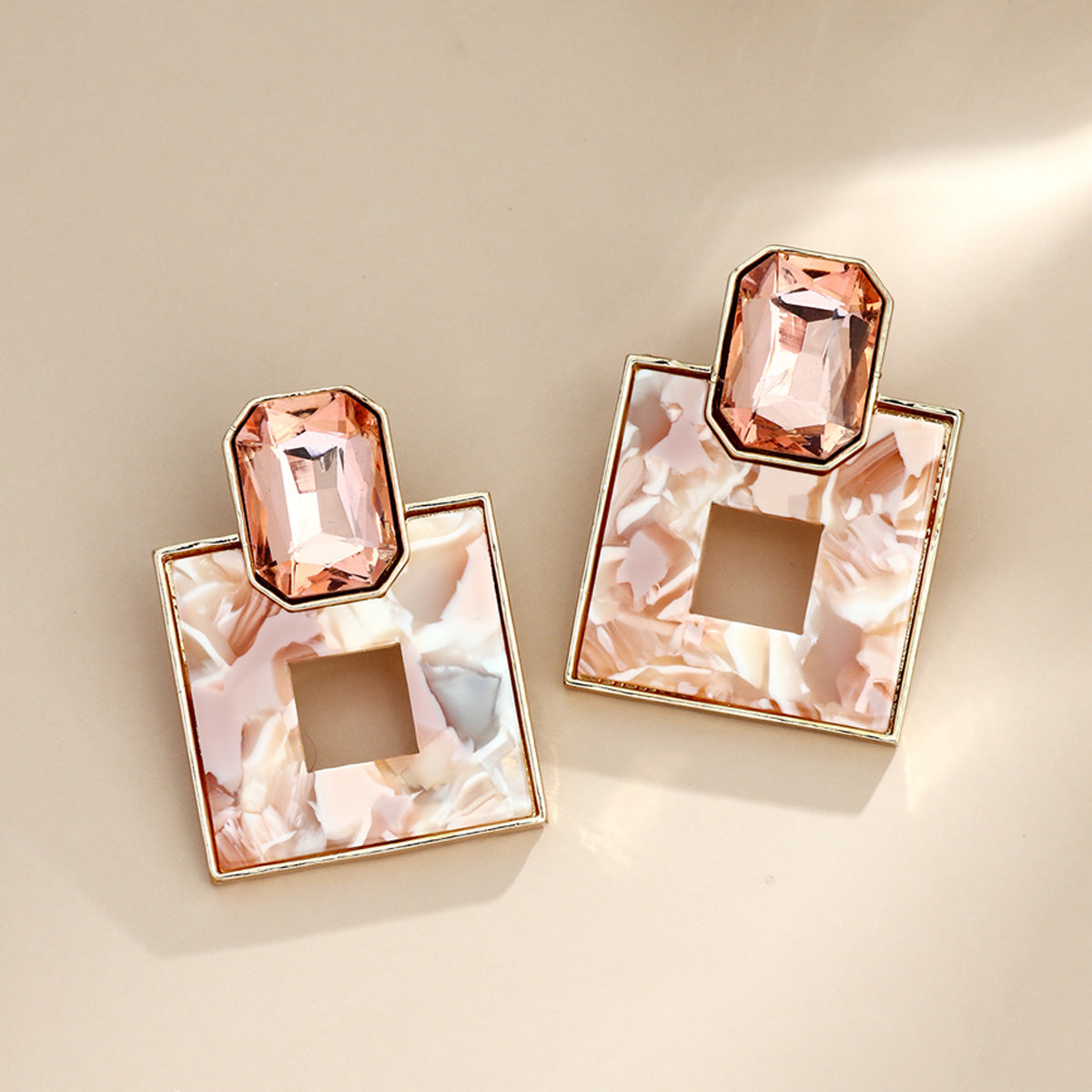 S5190E1 Vintage Facet earrings