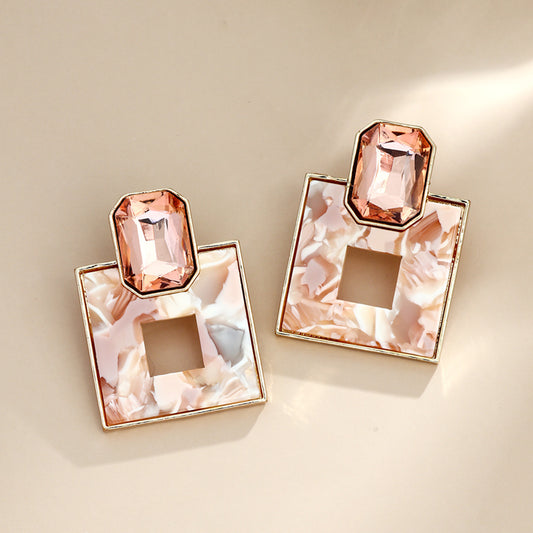 S5190E1 Vintage Facet earrings