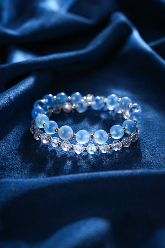 S2325C1 Bangle Hand Chain Bracelet Night Sky Galaxy