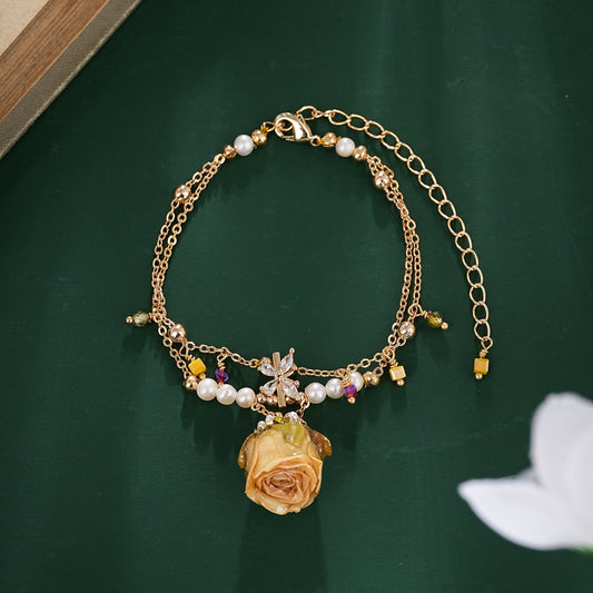 S2317C1 Bangle Hand Chain Bracelet Starry Garden