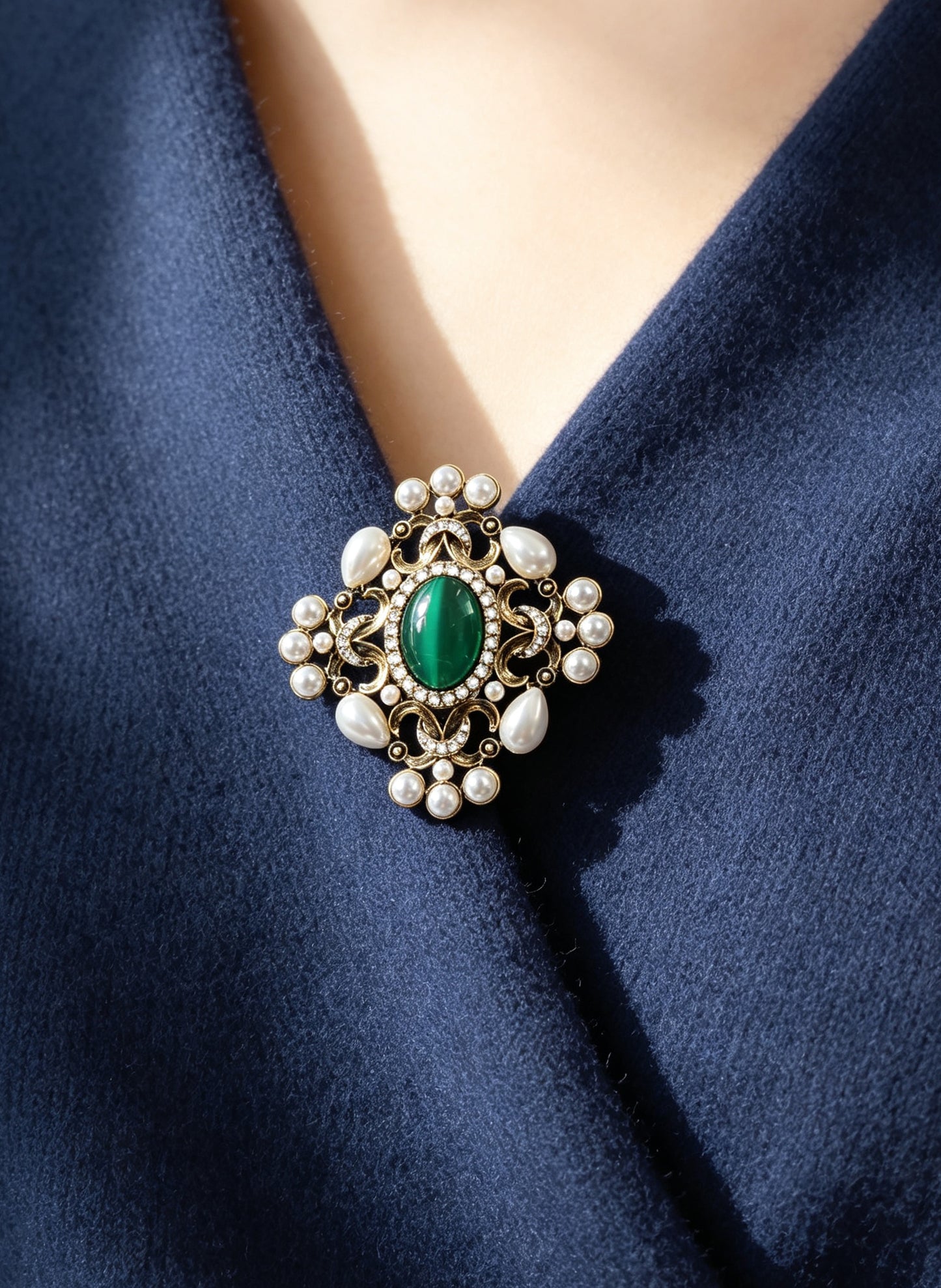 S2434B1 Silver Reverie brooch