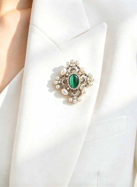S2434B1 Silver Reverie brooch