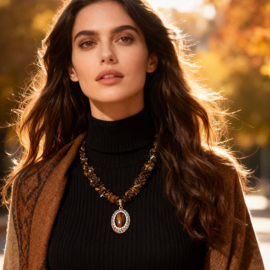 S3006N1 Necklace Sweater Long Chain Choker Gift