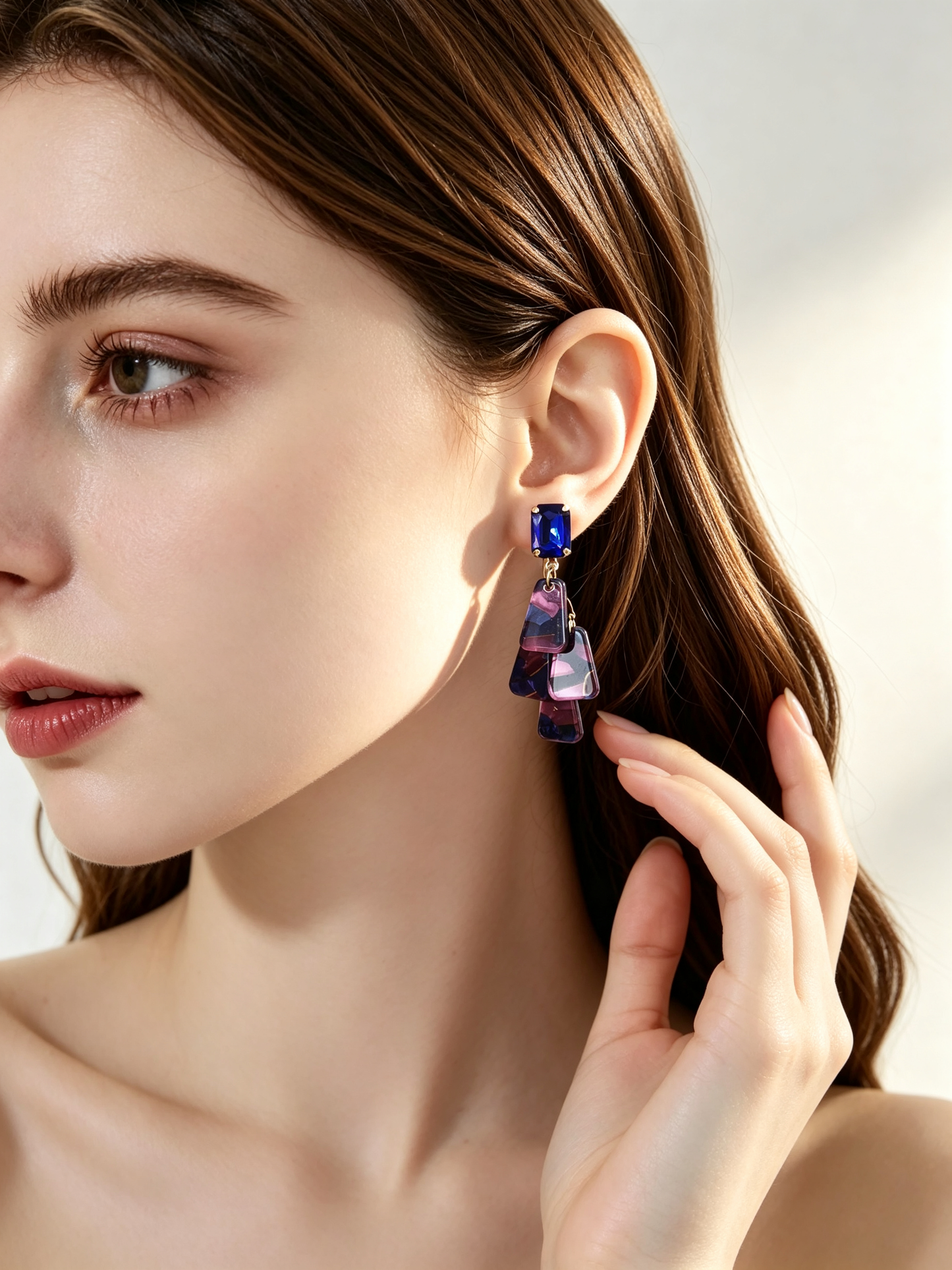 S5181E2 Vintage Facet Drop earrings