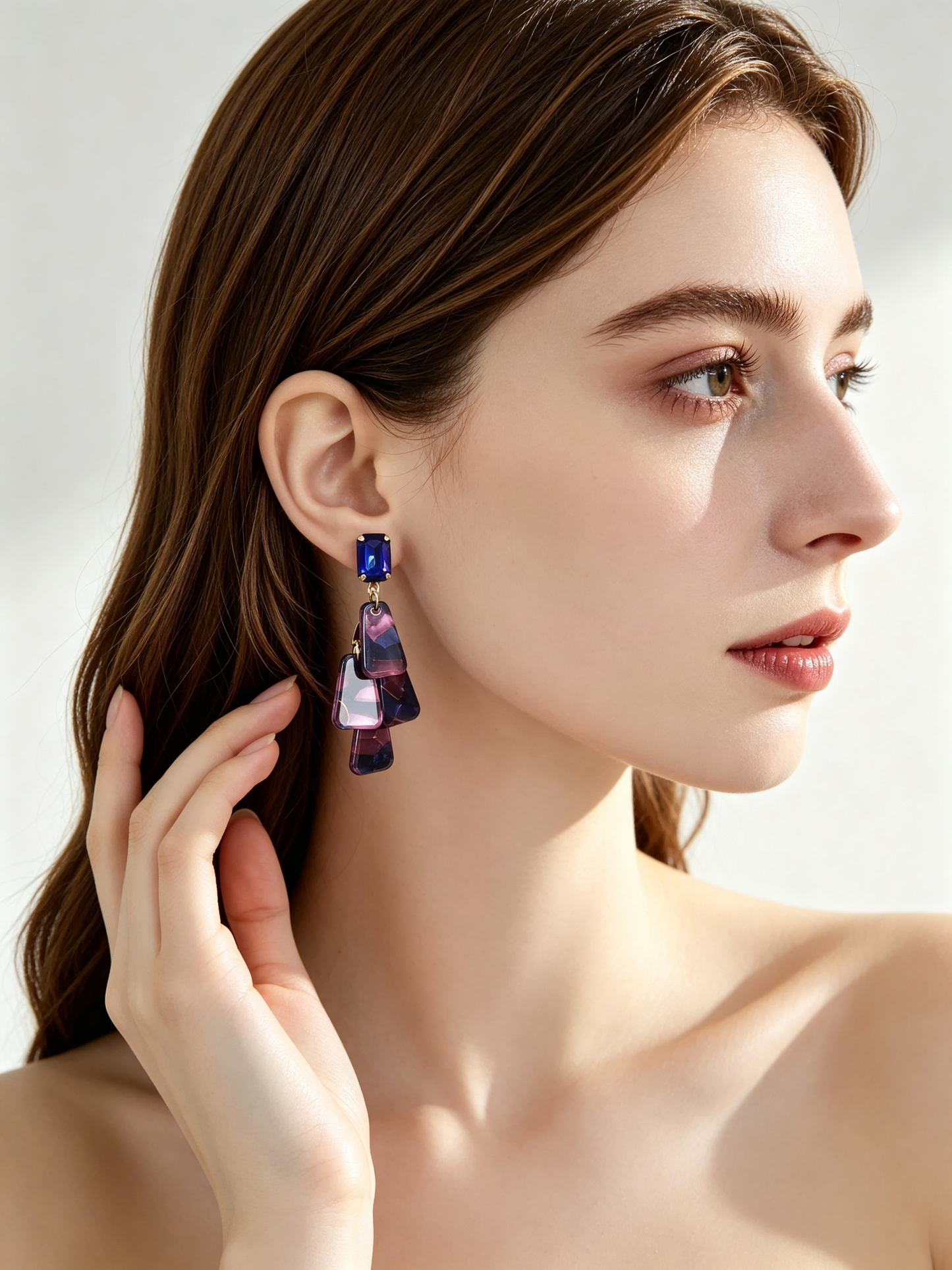 S5181E2 Vintage Facet Drop earrings