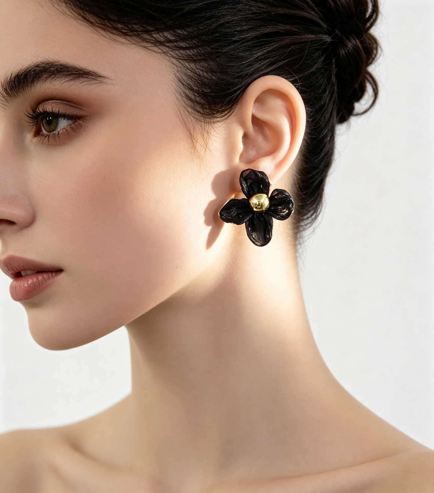 S5184E2 Mismatched Bloom earrings