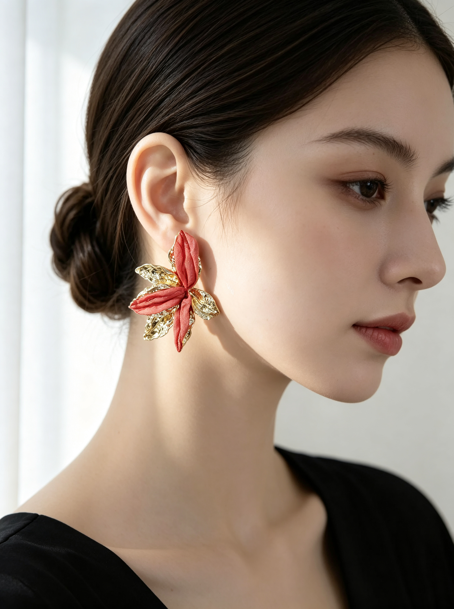 S5186E1 Sakura Bloom earrings