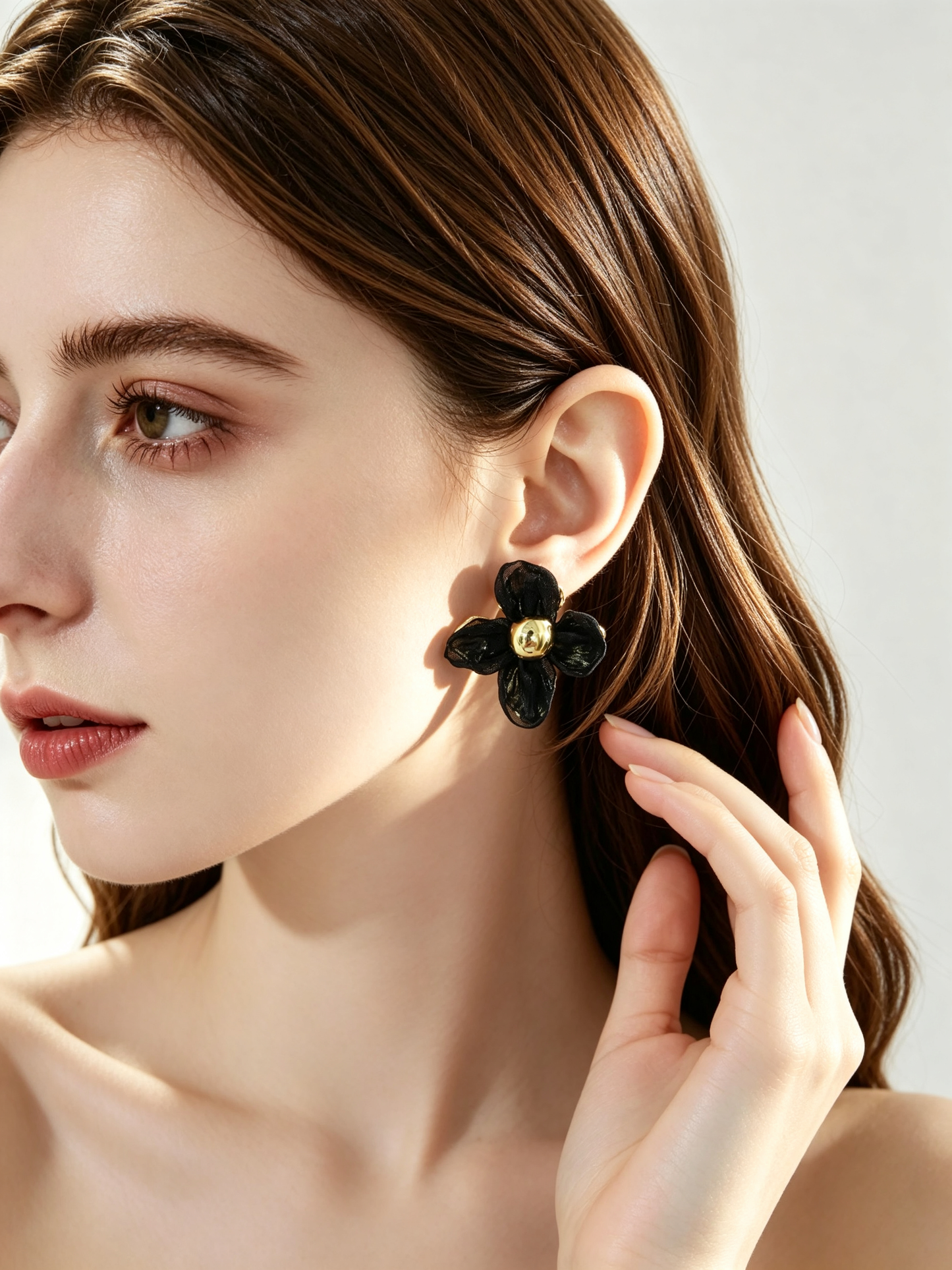 S5184E2 Mismatched Bloom earrings